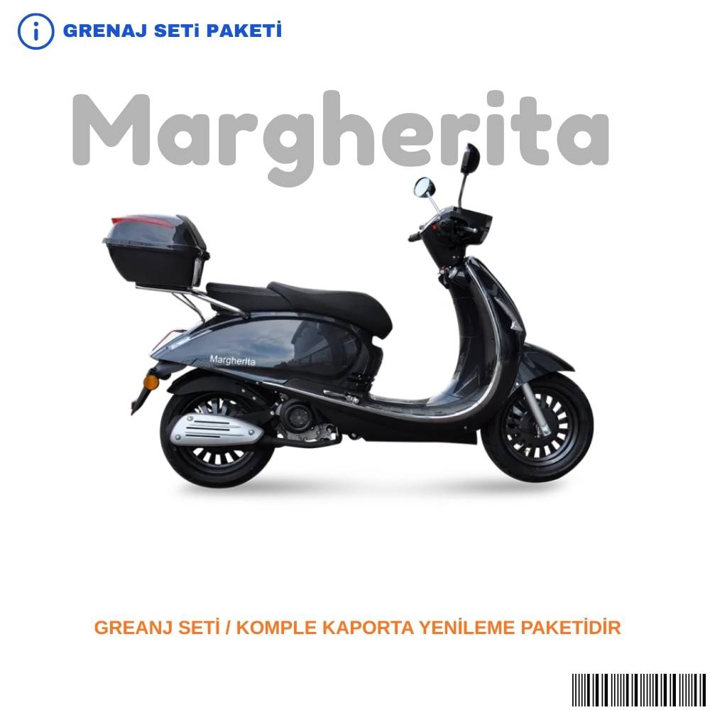 Yuki Margherita Grenaj Seti Siyah 8 Parça